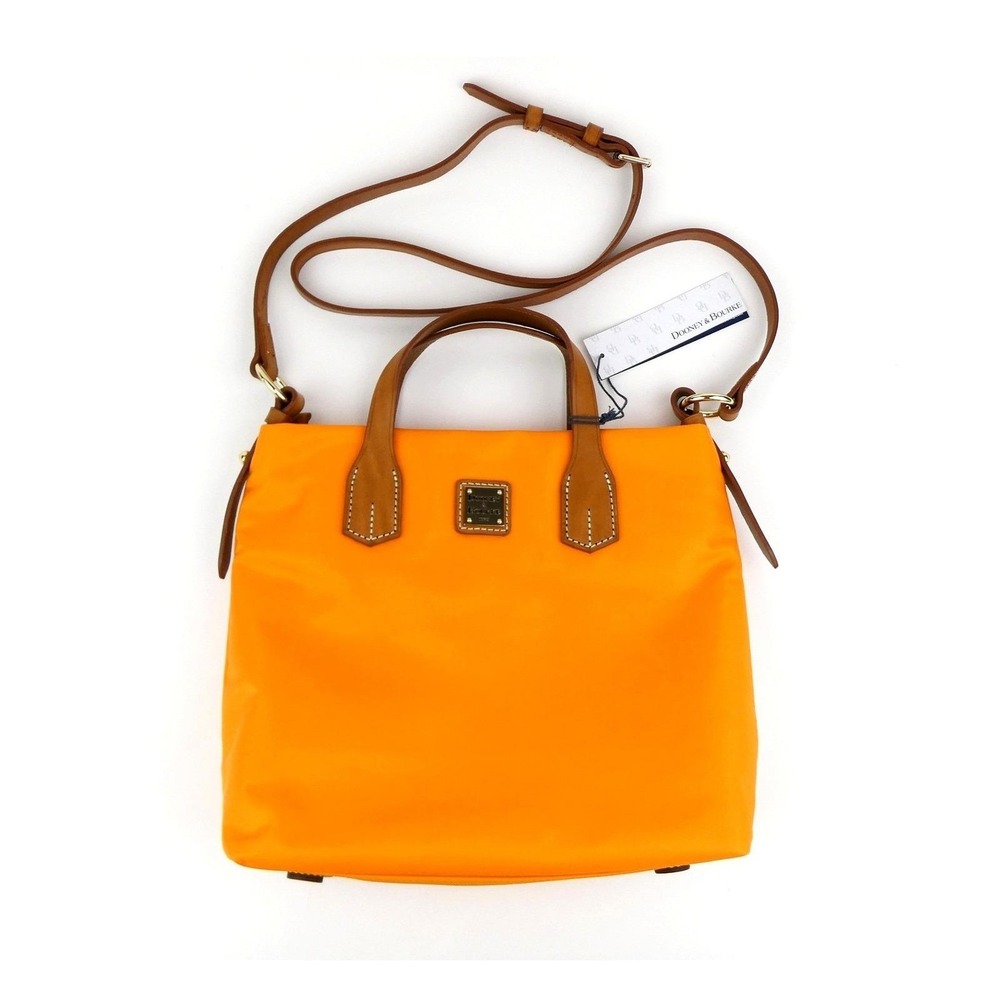 Dooney & Bourke Orange Cleo Letter Carrier Crossbody NWT